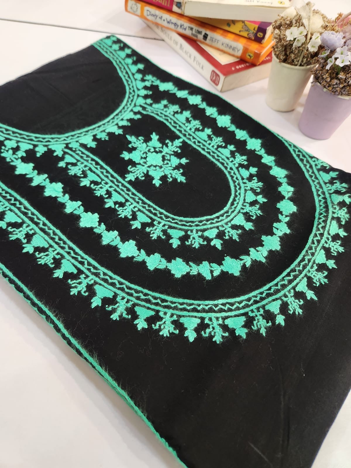 Lawn hand embroidered shirt