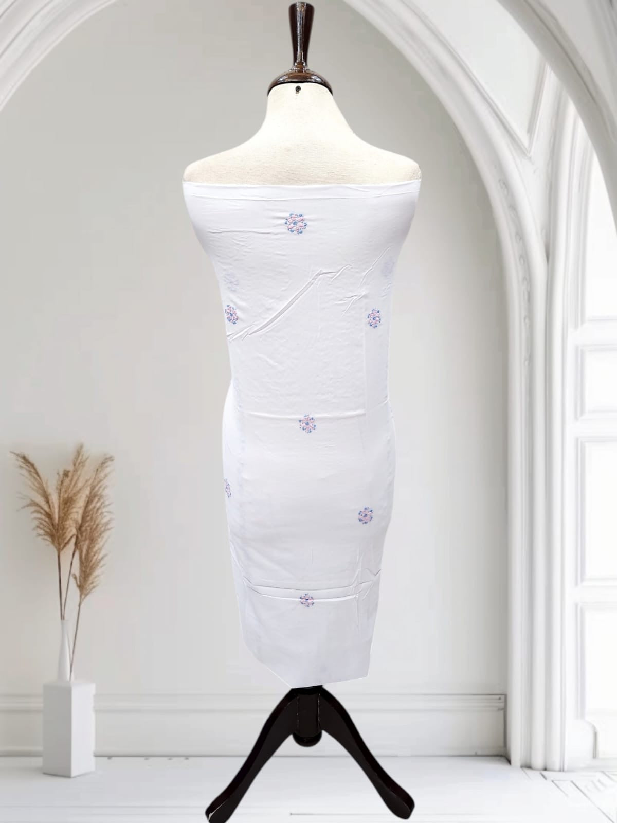 Lawn hand embroidered shirt