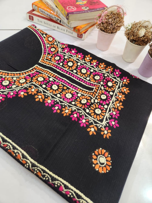 Doria lawn hand embroidered shirt