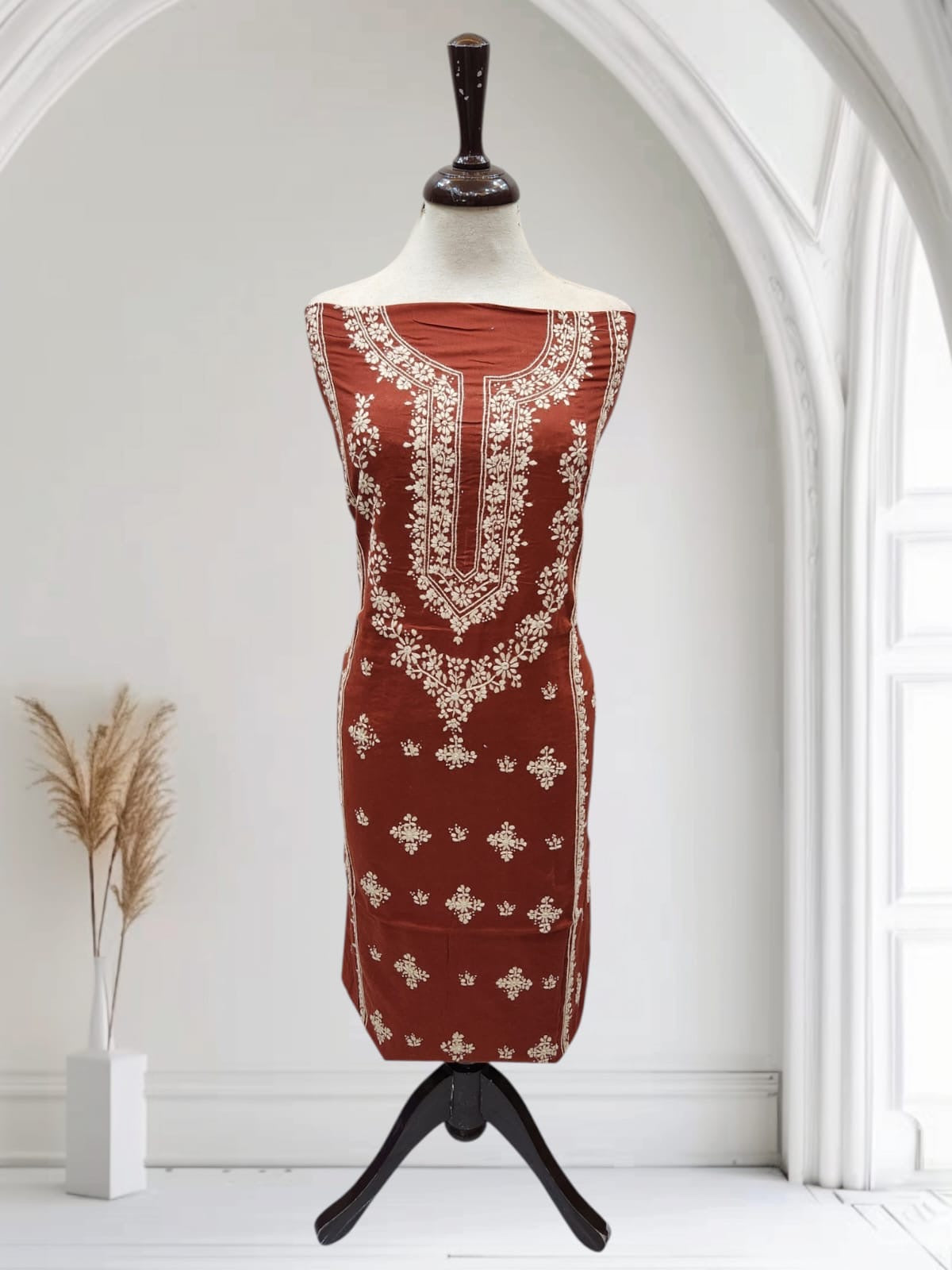 Budget friendly hand Embroidered lawn Shirt