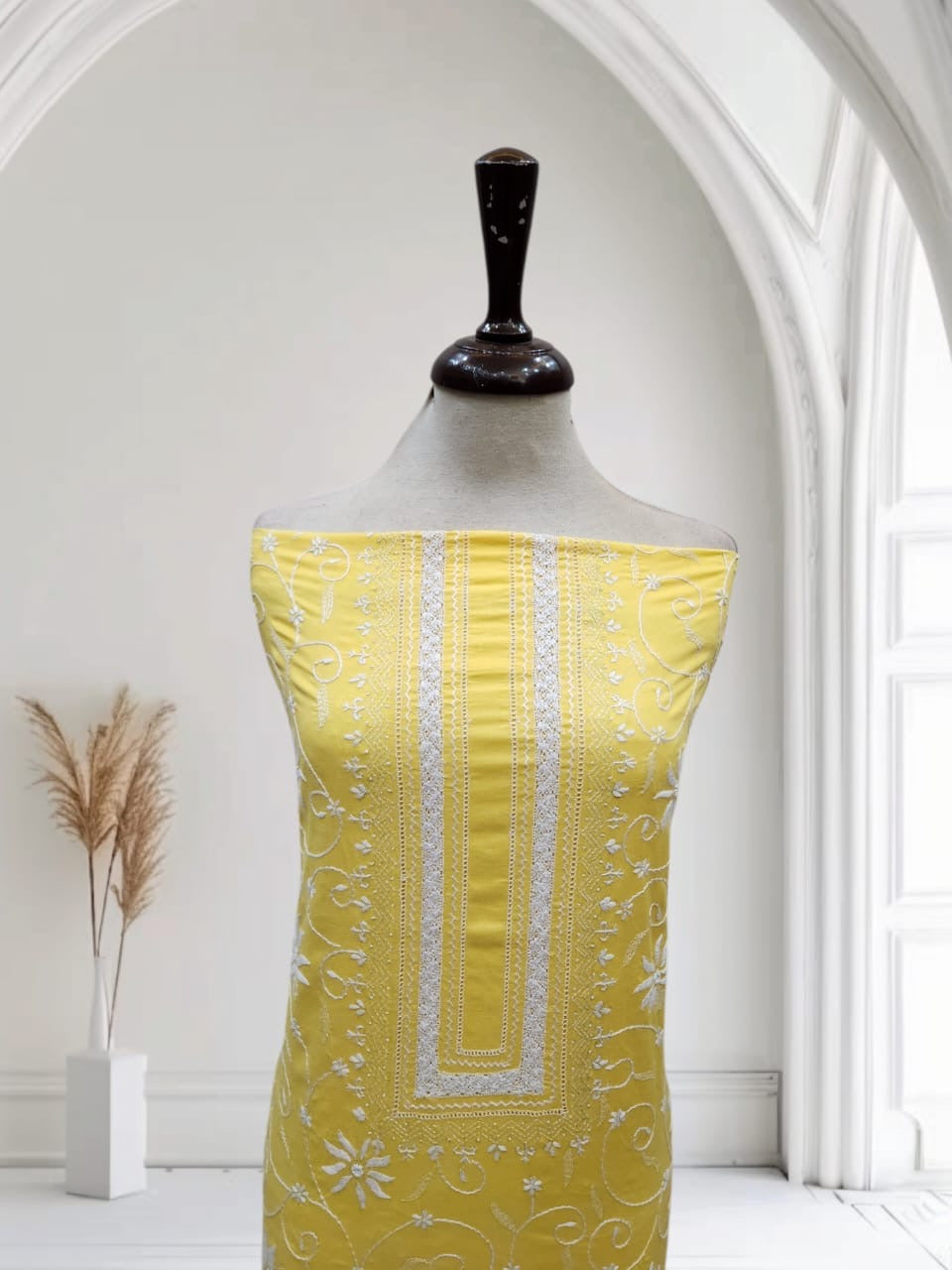Tarkashi lawn hand embroidered shirt