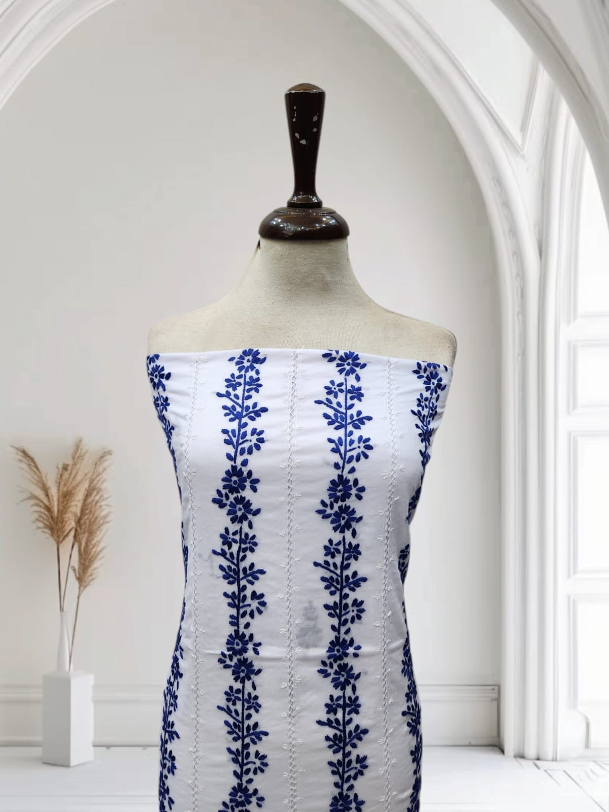 Tarkashi lawn hand embroidered shirt