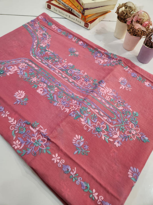 Lawn hand embroidered shirt