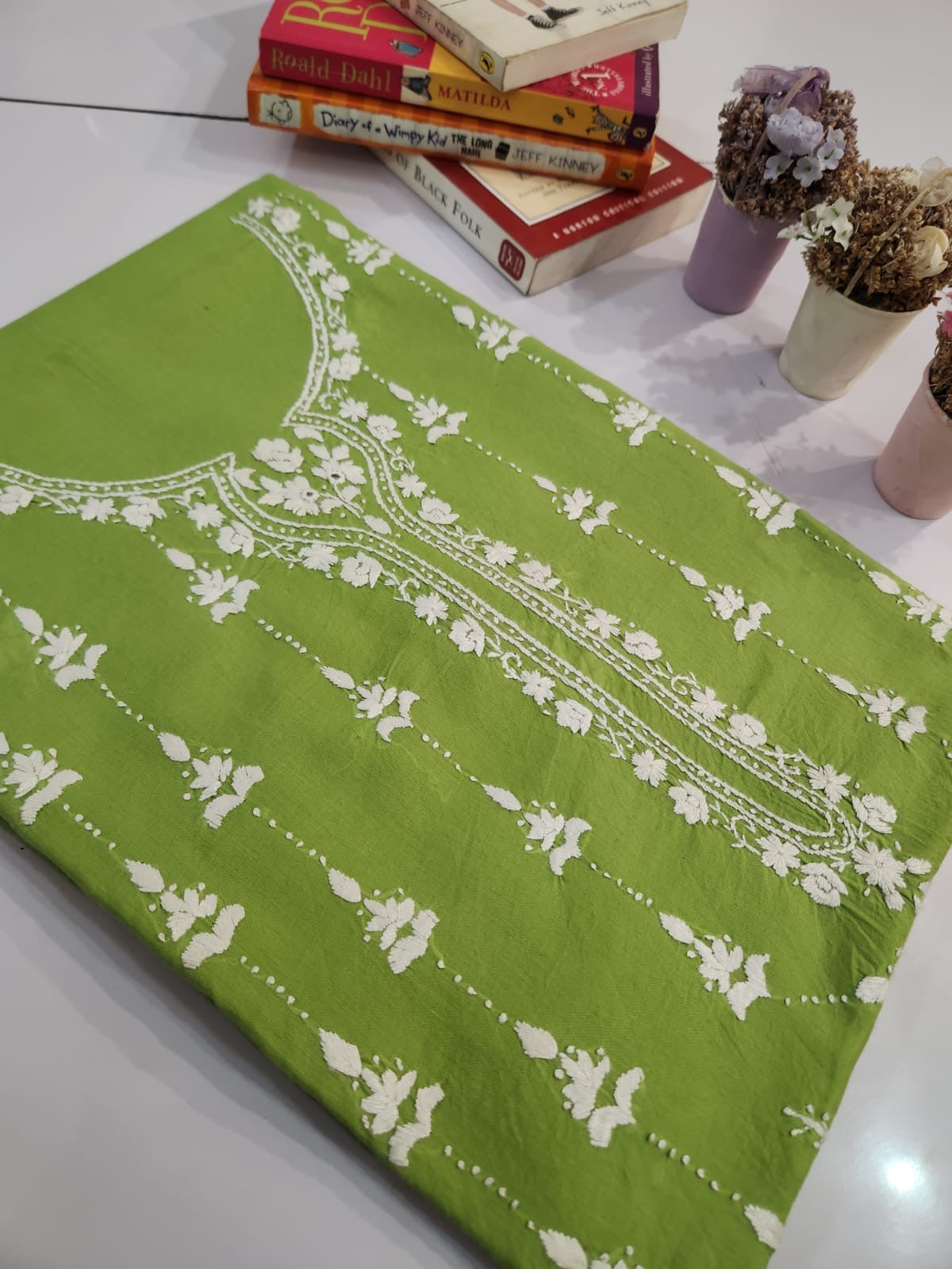 Most demanding lawn hand embroidered shirt
