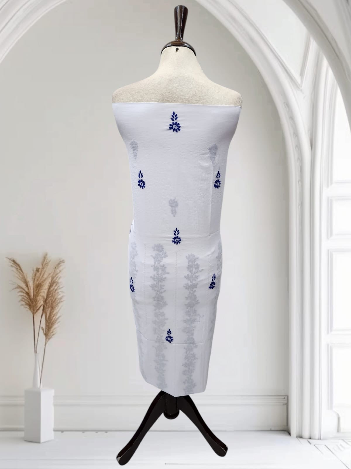 Tarkashi lawn hand embroidered shirt