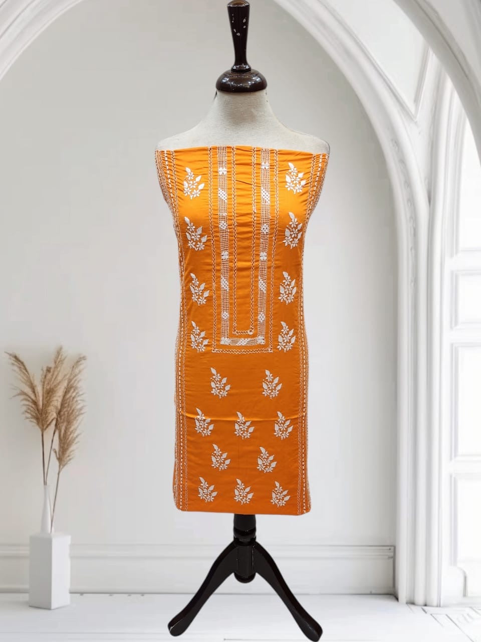 Tarkashi lawn hand embroidered shirt