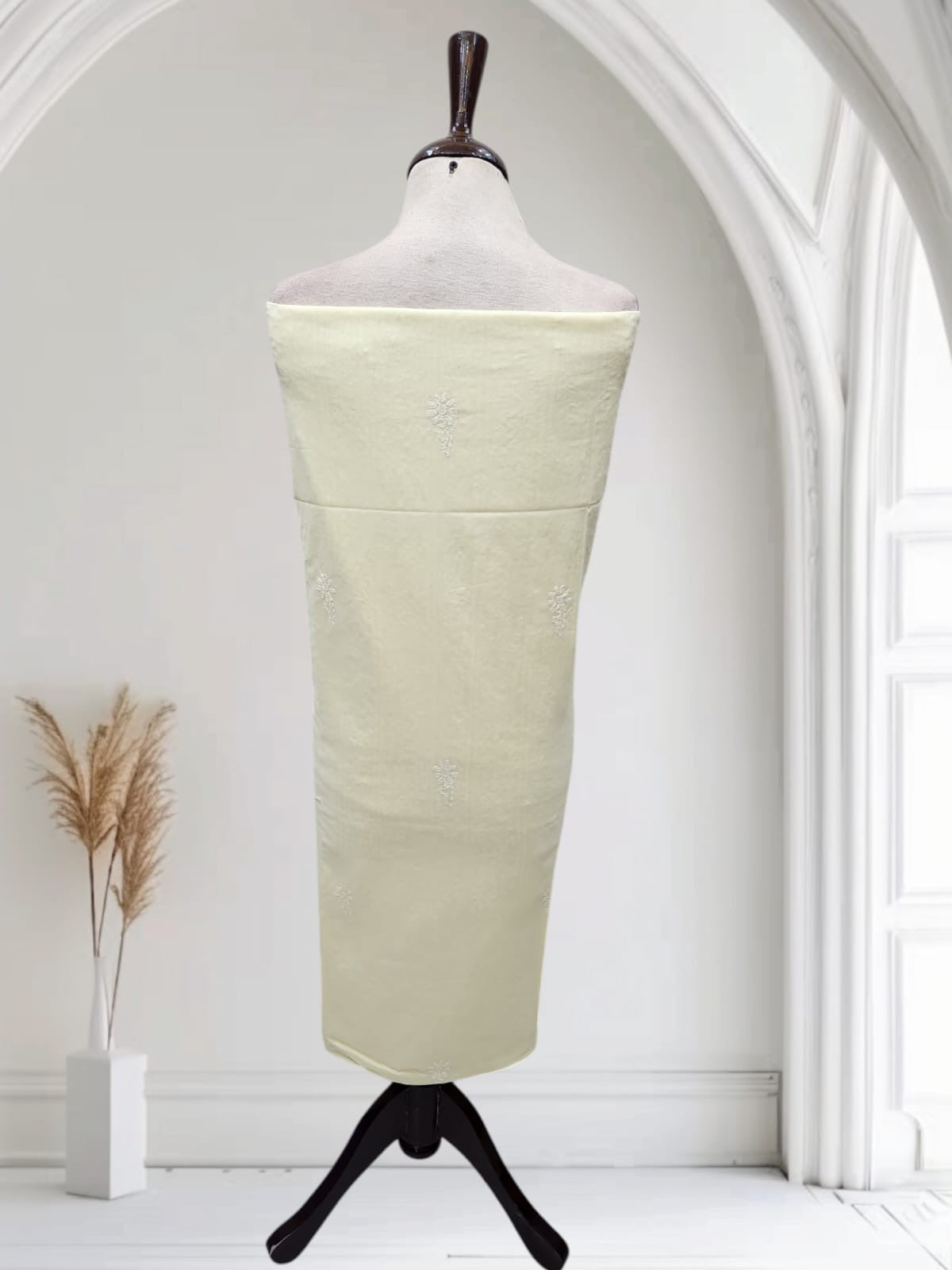 Lawn Chikankari Shirt Lemon