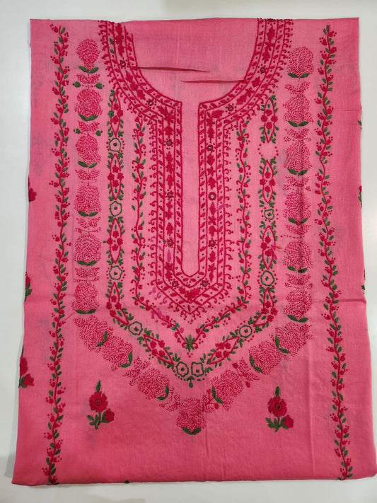 Kanthakari lawn hand embroidered shirt