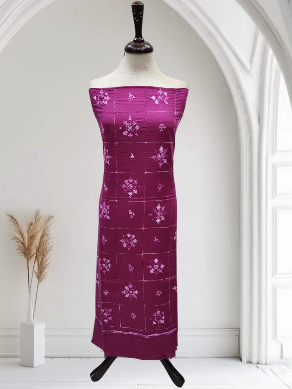 Tarkashi lawn hand embroidered shirt