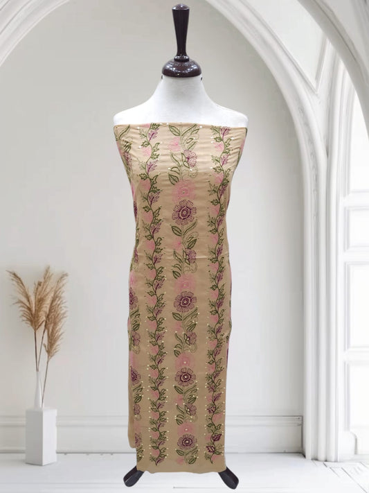 Kashmiri Jaal With Mukesh Lawn Shirt