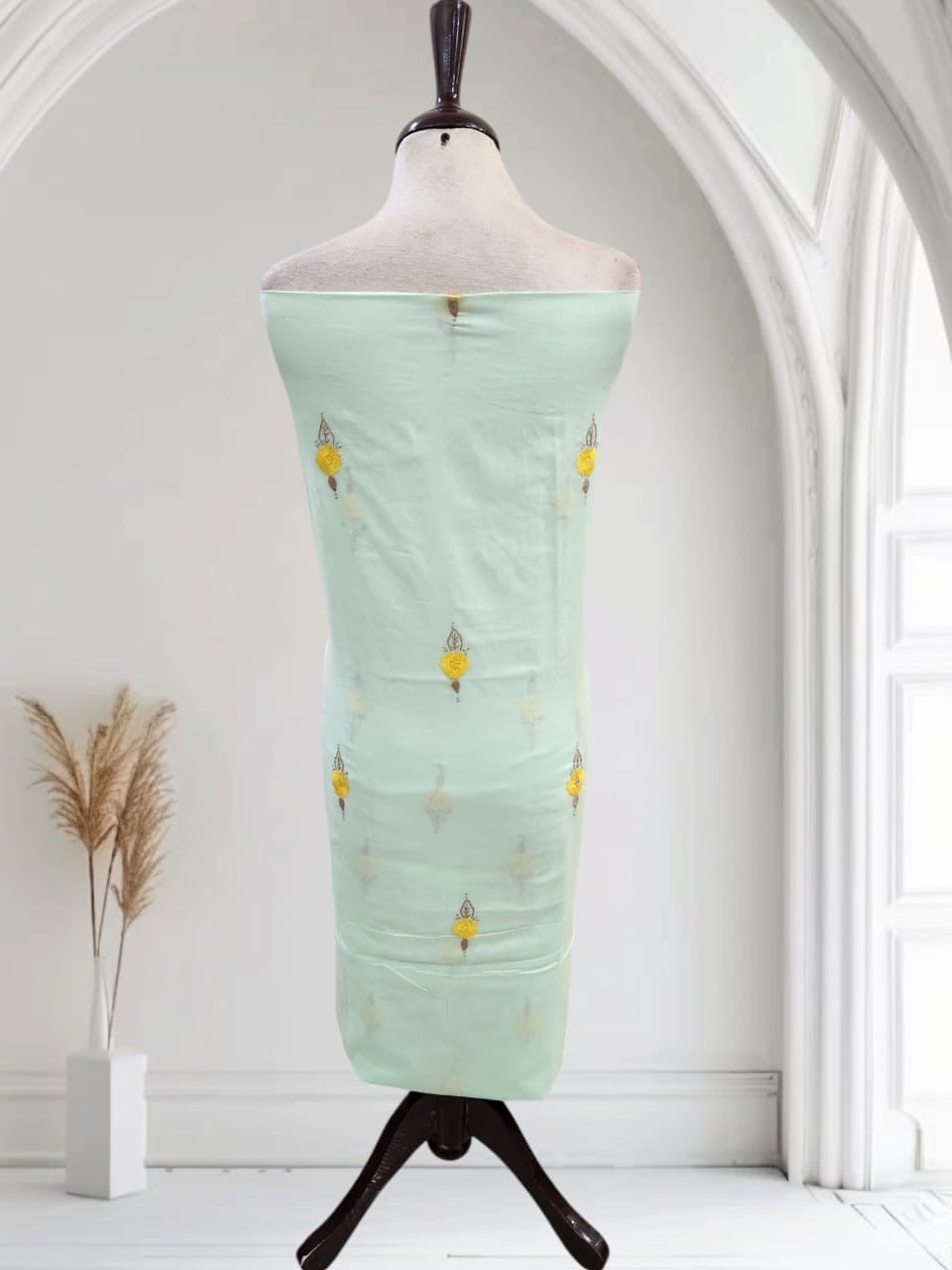 Lawn hand embroidered shirt