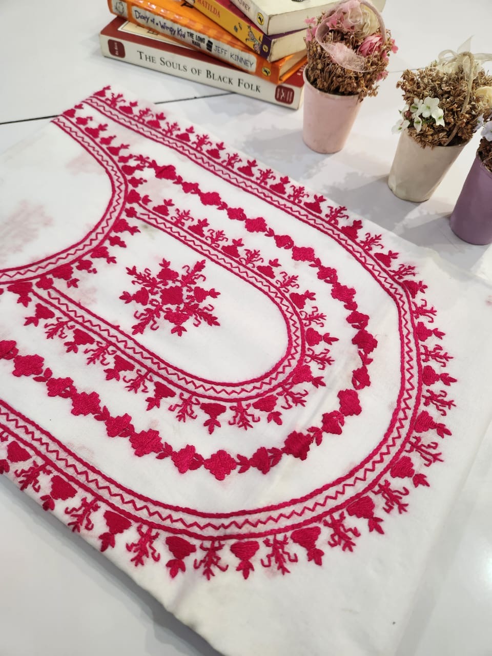 Gull E Sitta Lawn hand embroidered shirt