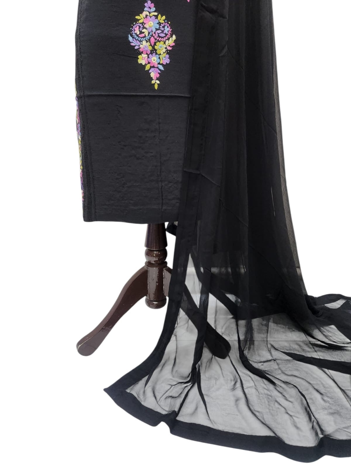 Raw Silk Tarkashi with thread and cut dana Eid Collection