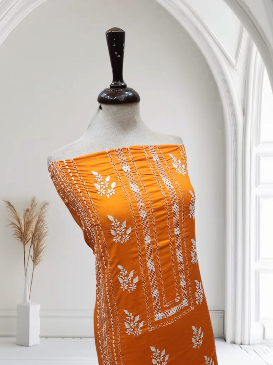 Tarkashi lawn hand embroidered shirt