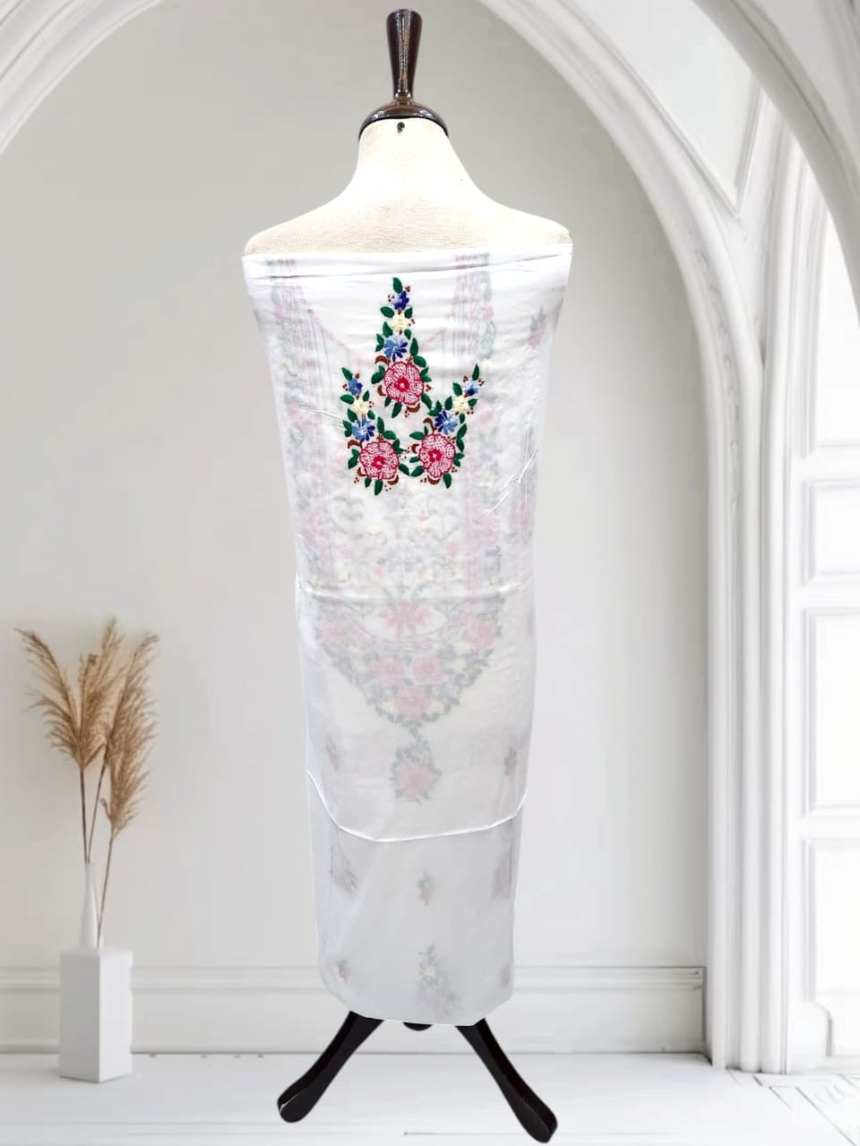 Branded lawn single thread shirt