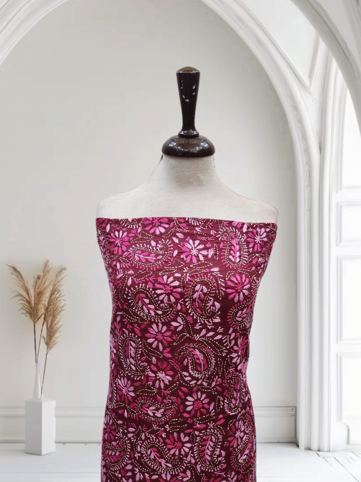 Lawn hand embroidered Jaal Shirt