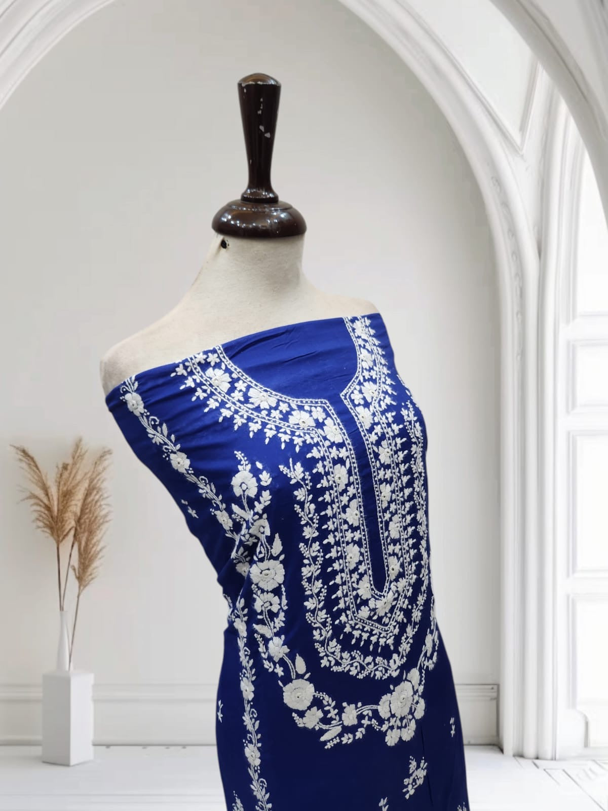 Lawn hand embroidered shirt