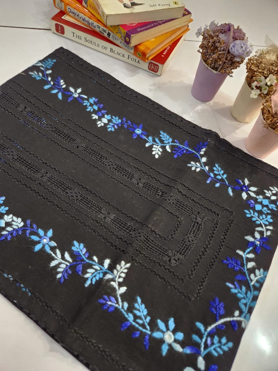 Tarkashi lawn hand embroidered shirt