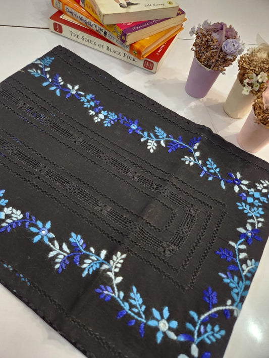 Tarkashi lawn hand embroidered shirt