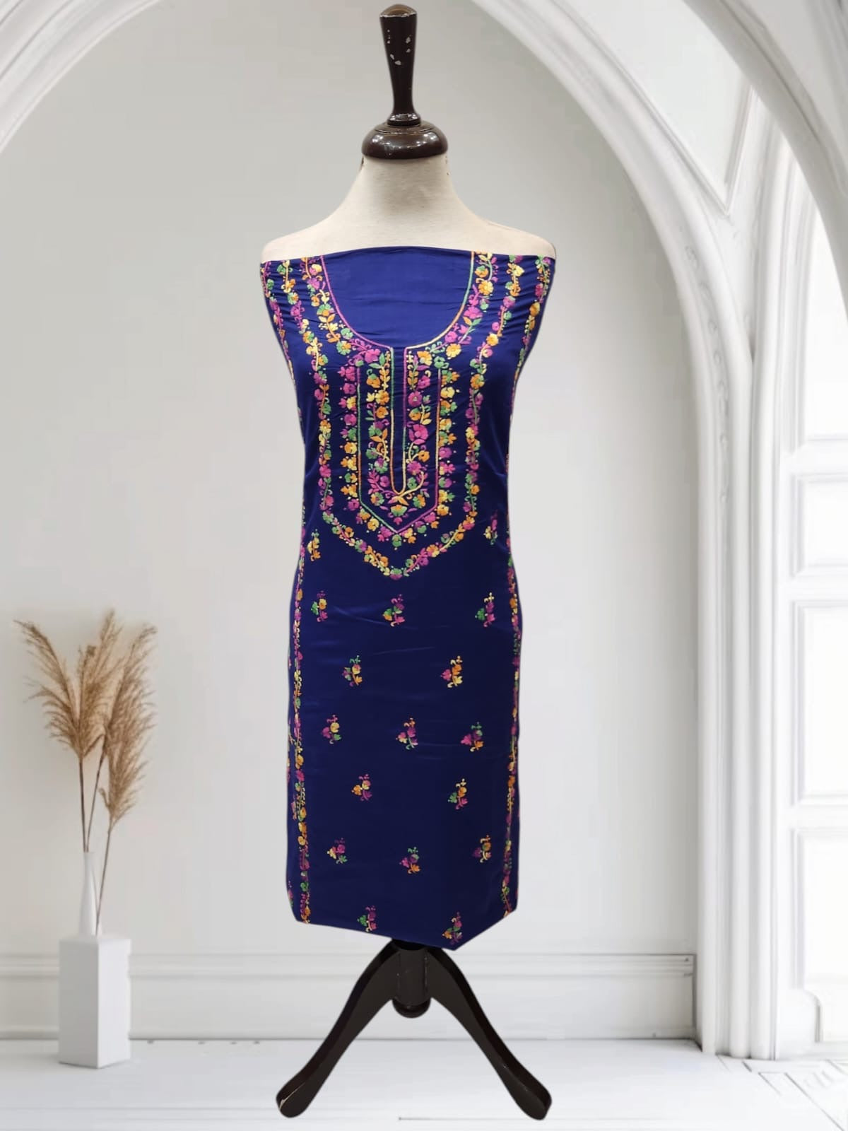 Most demanding lawn hand embroidered shirt