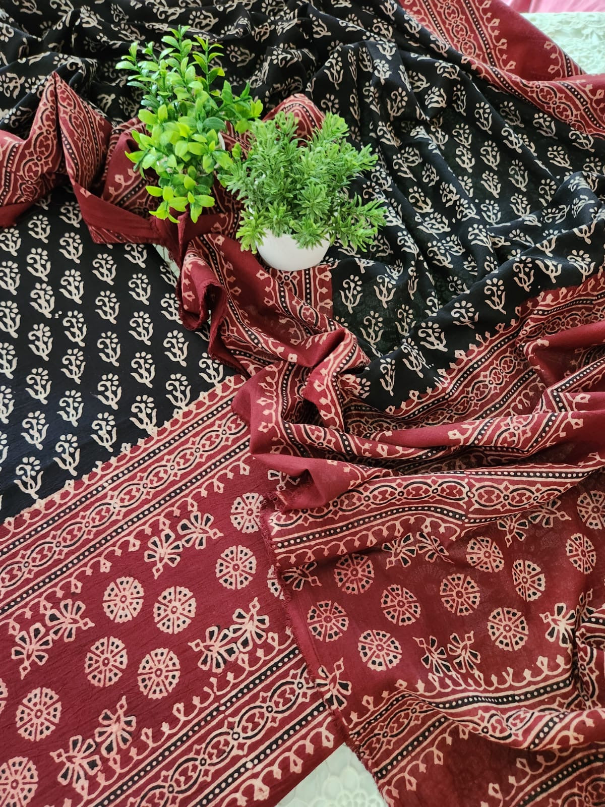 Lawn natural dyed 2pc advance payment