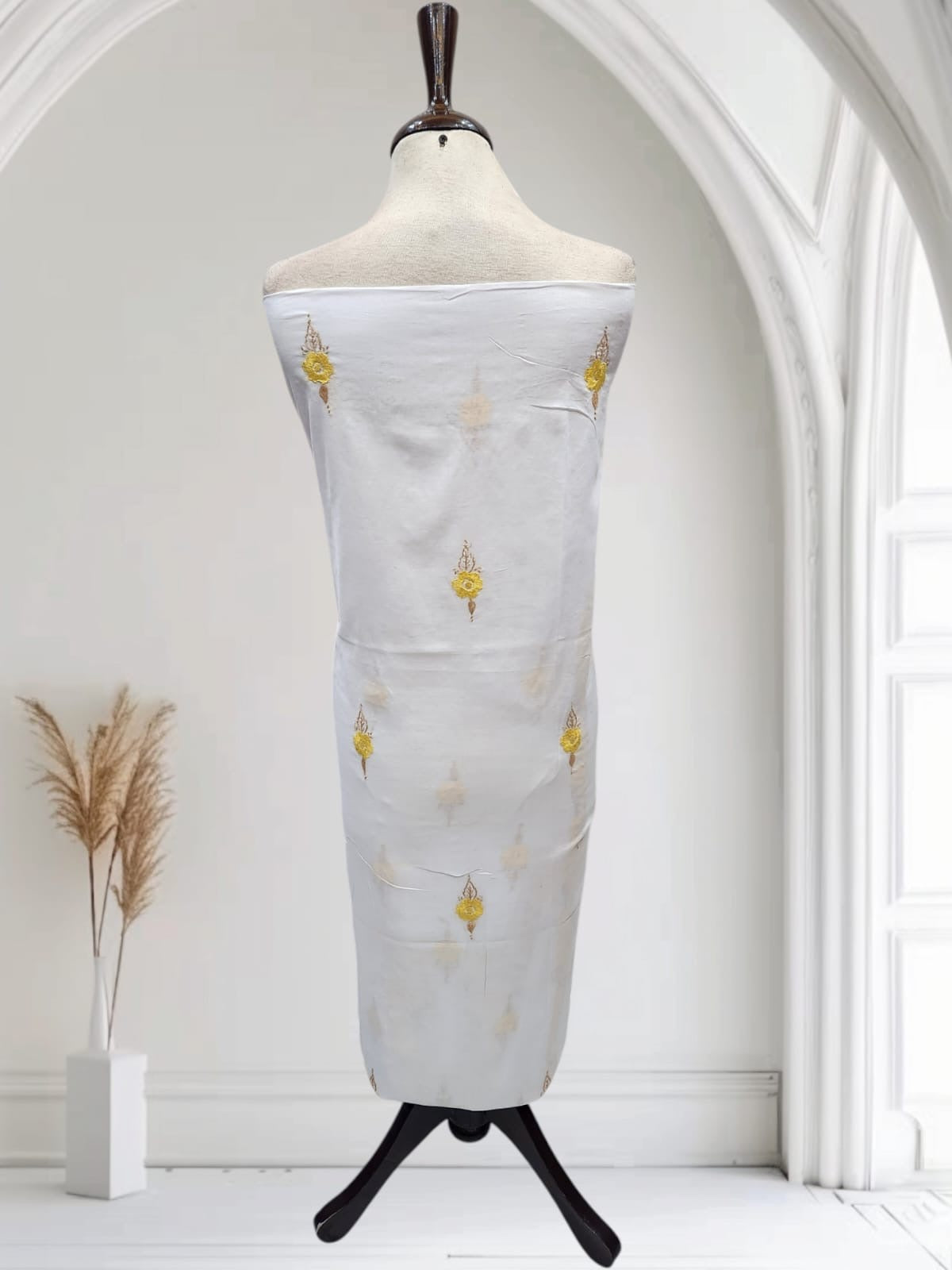 Lawn hand embroidered shirt