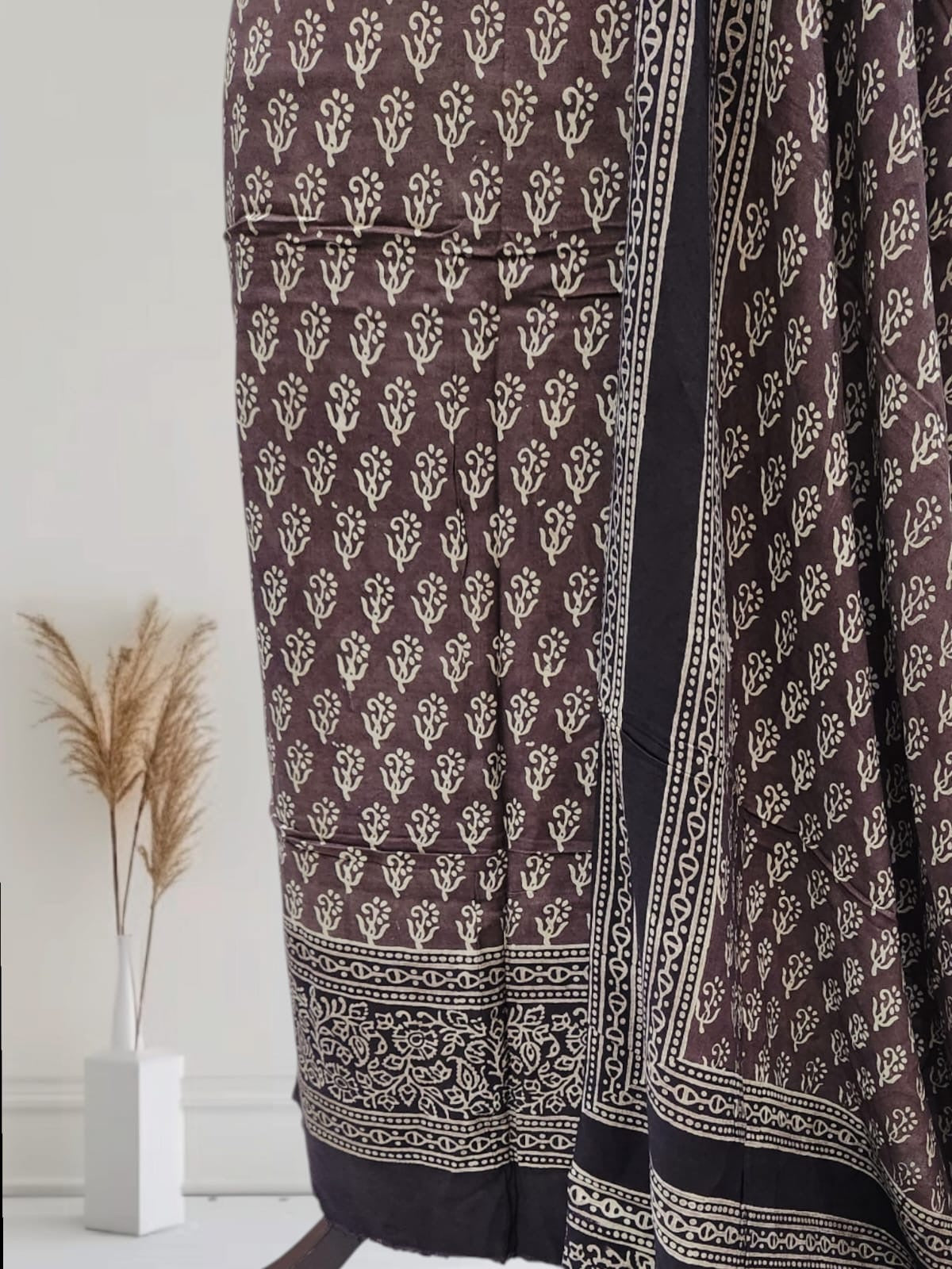 Natural dyed linen 2pc