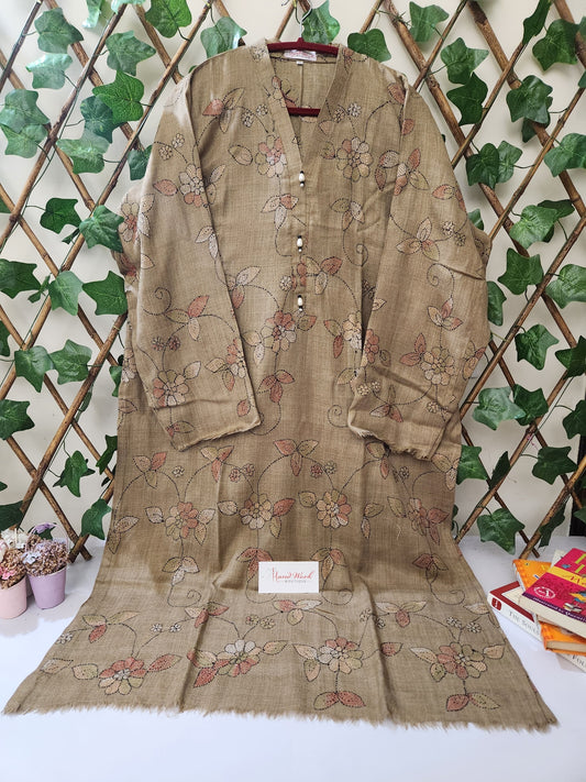 Pashmina kanthakari Kurta size XL