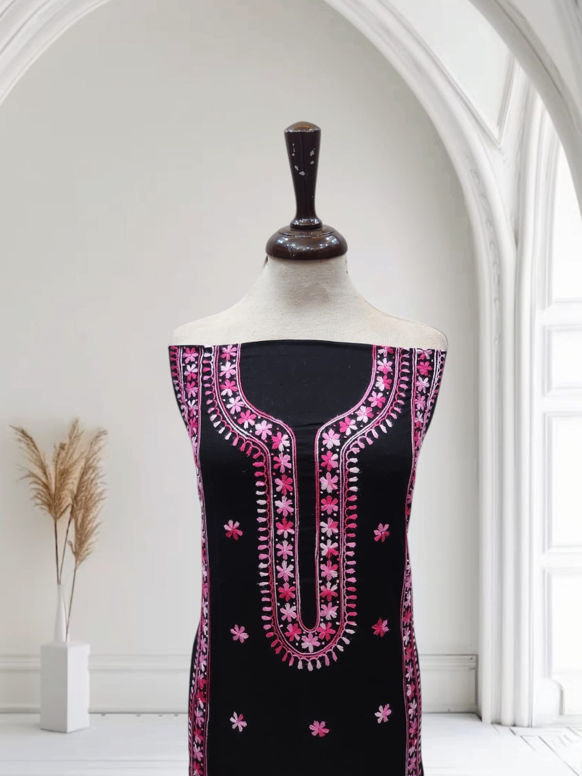 Lawn hand embroidered shirt