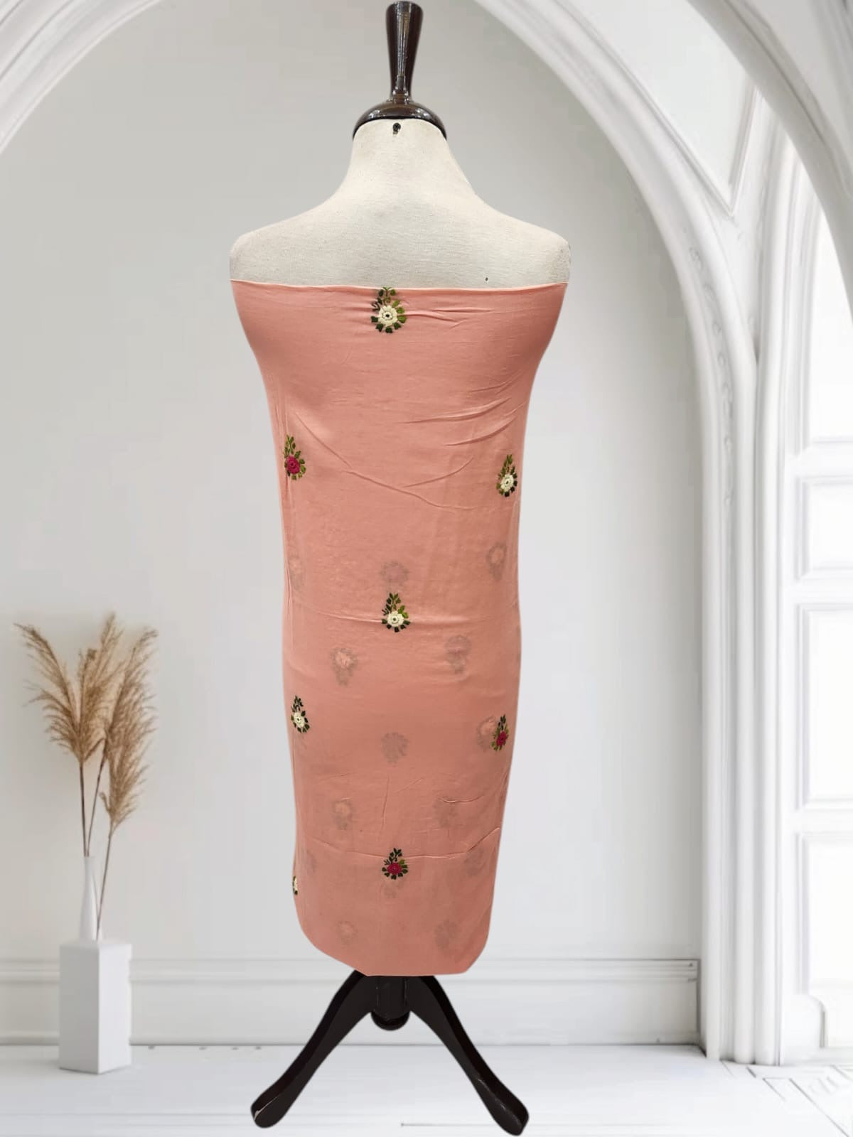 Lawn hand embroidered shirt