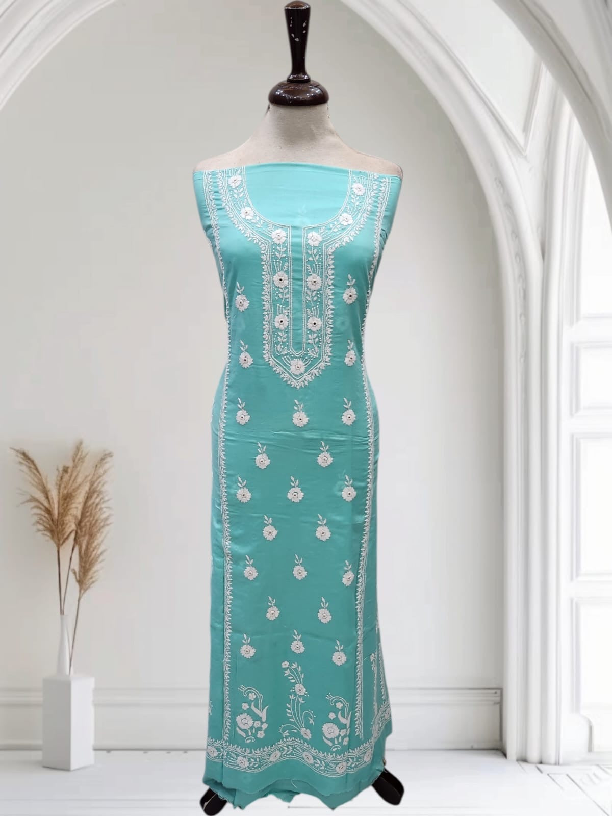 Most demanding lawn hand embroidered shirt