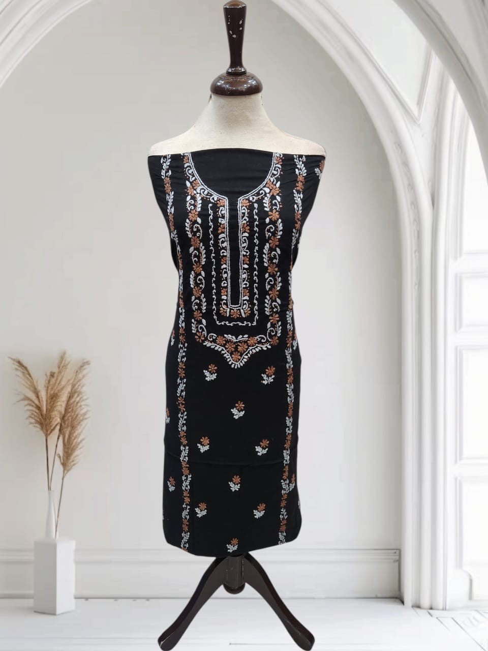 Lawn hand embroidered shirt