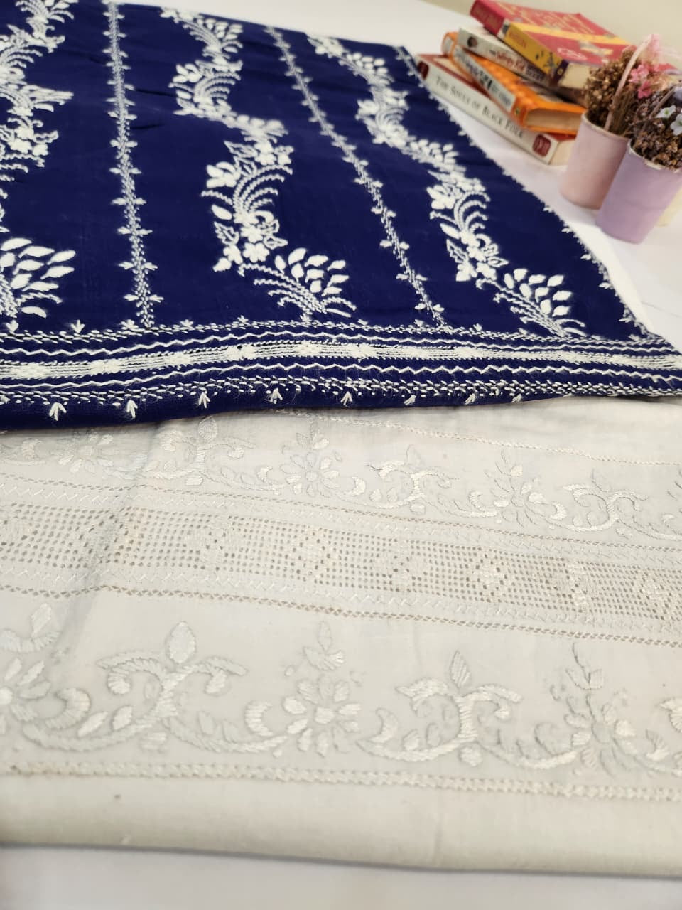 Lawn Tarkashi shirt with lawn tarkashi Trouser