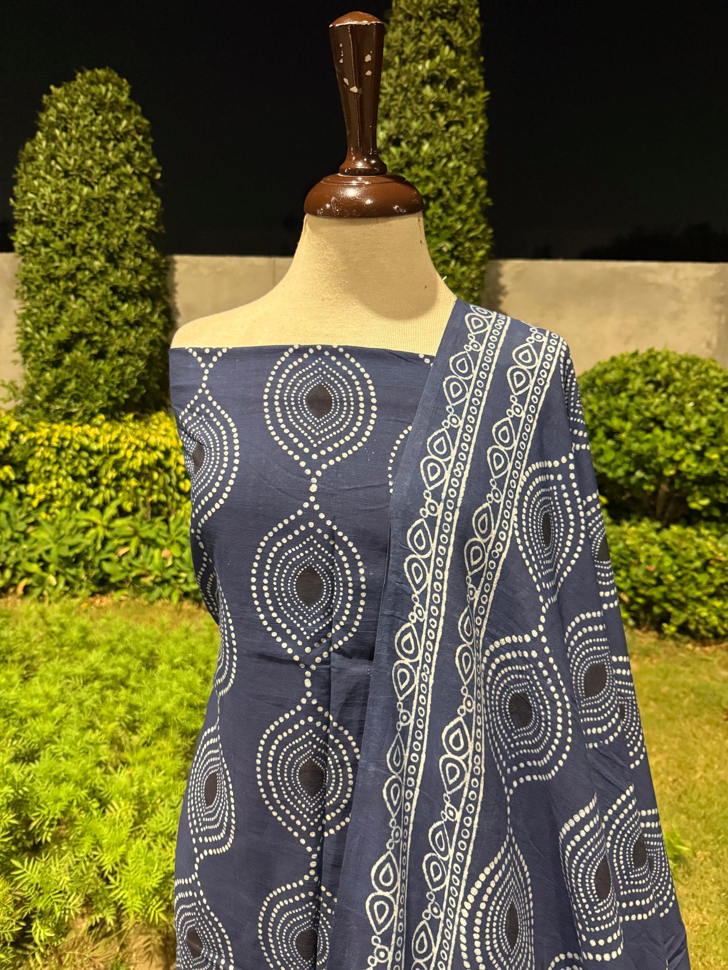 Lawn Natural dyed Shirt and Dupatta