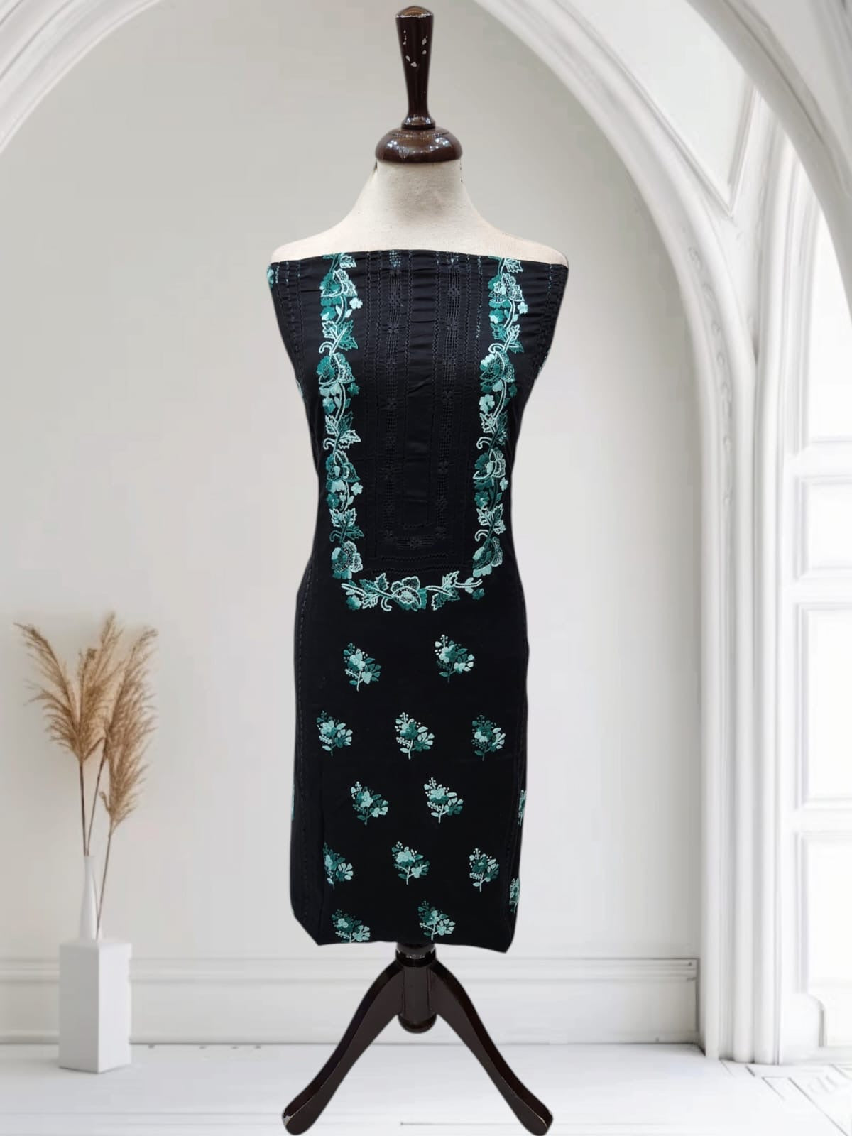 Tarkashi Lawn hand embroidered shirt