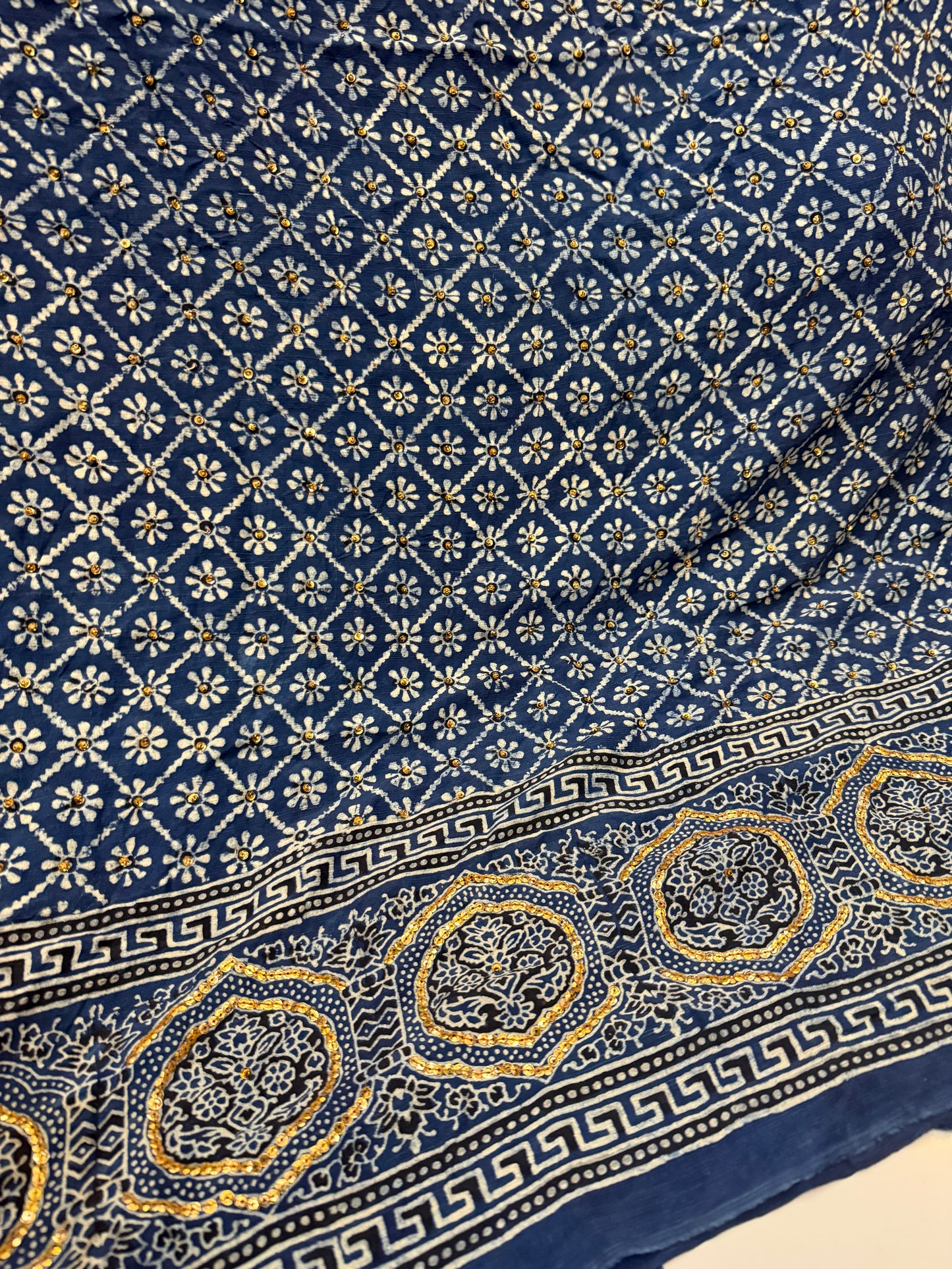 Raw silk shirt with dupatta