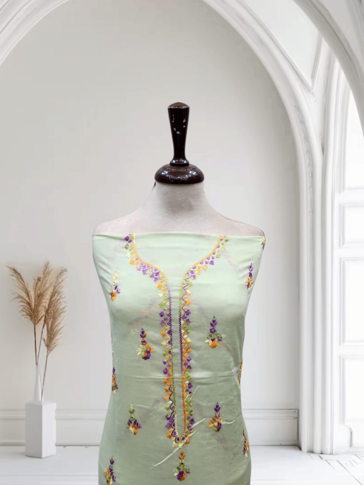 Best for Amma lawn hand embroidered shirt