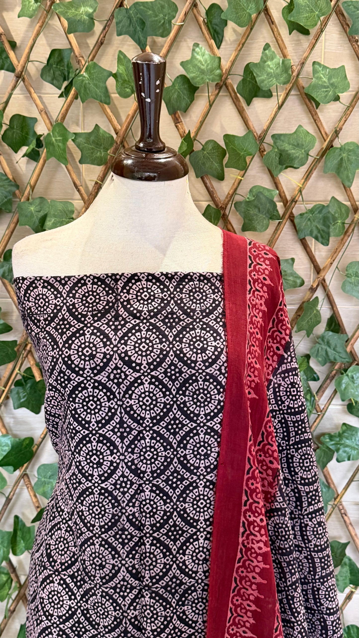 Lawn Natural Dyed Shirt and Dupatta