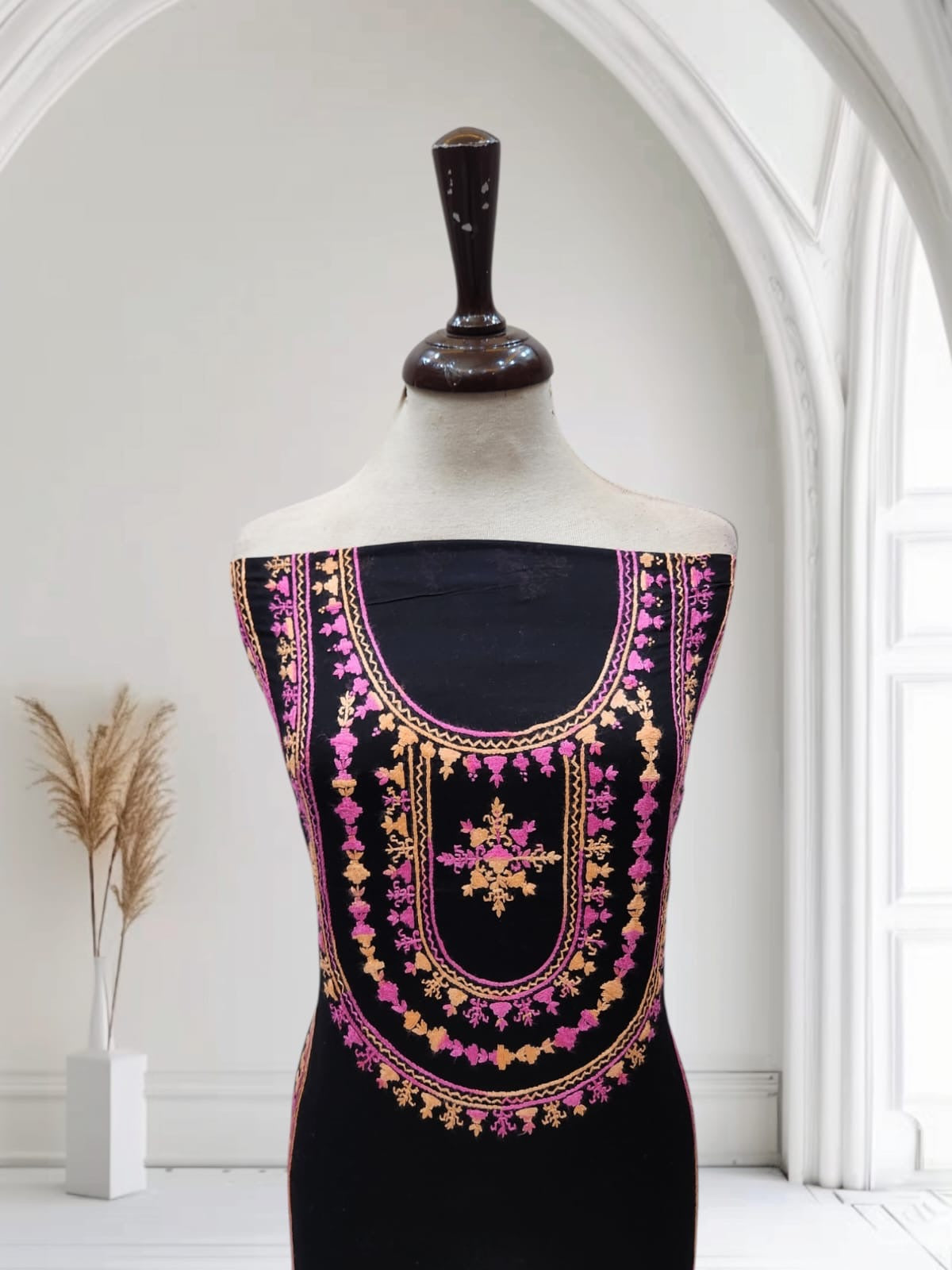 Gull e Sitta most demanding lawn hand embroidered shirt