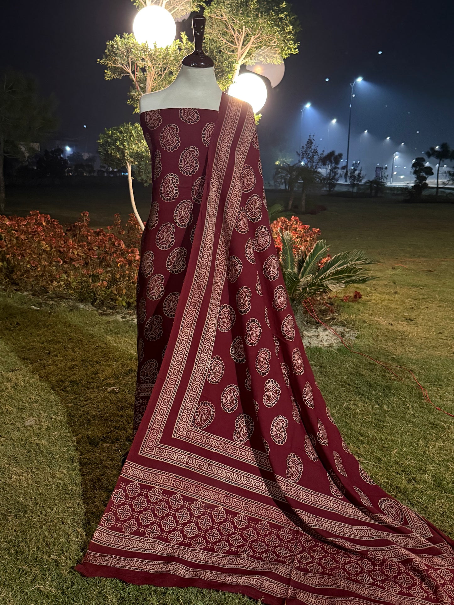 Lawn Natural dyed Shirt and Dupatta