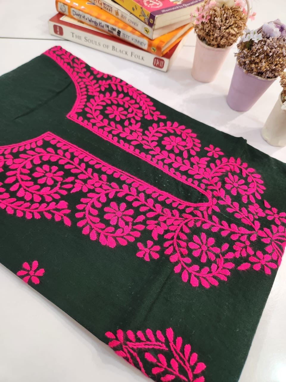 Lawn budget hand embroidered shirt