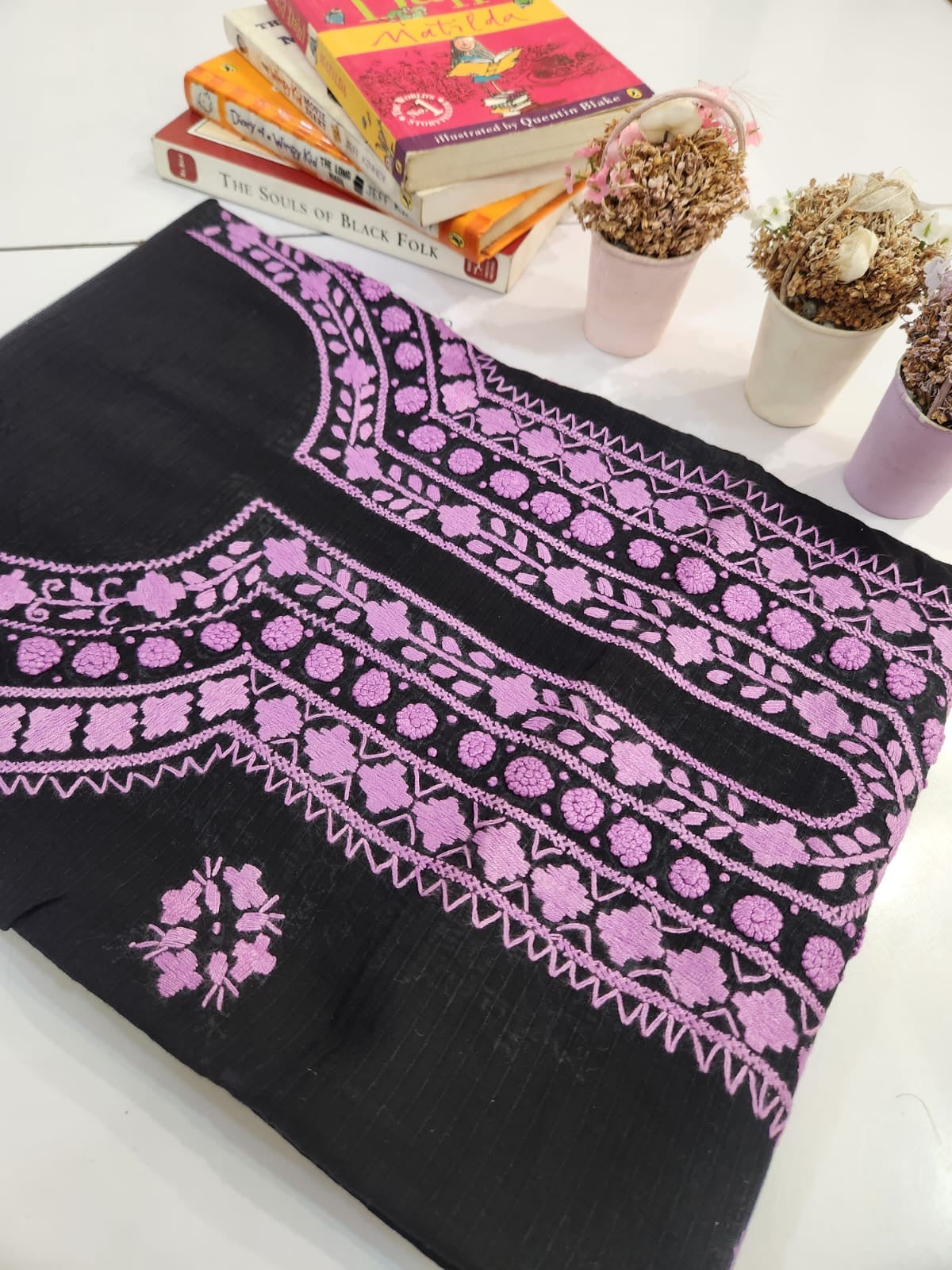 Gul e sitta doria lawn shirt hand embroidered