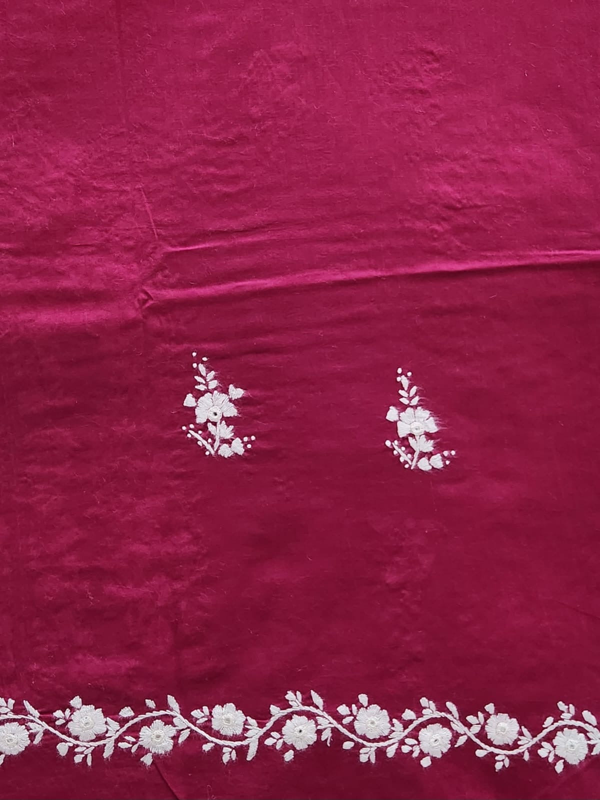 Exclusive lawn hand embroidered shirt