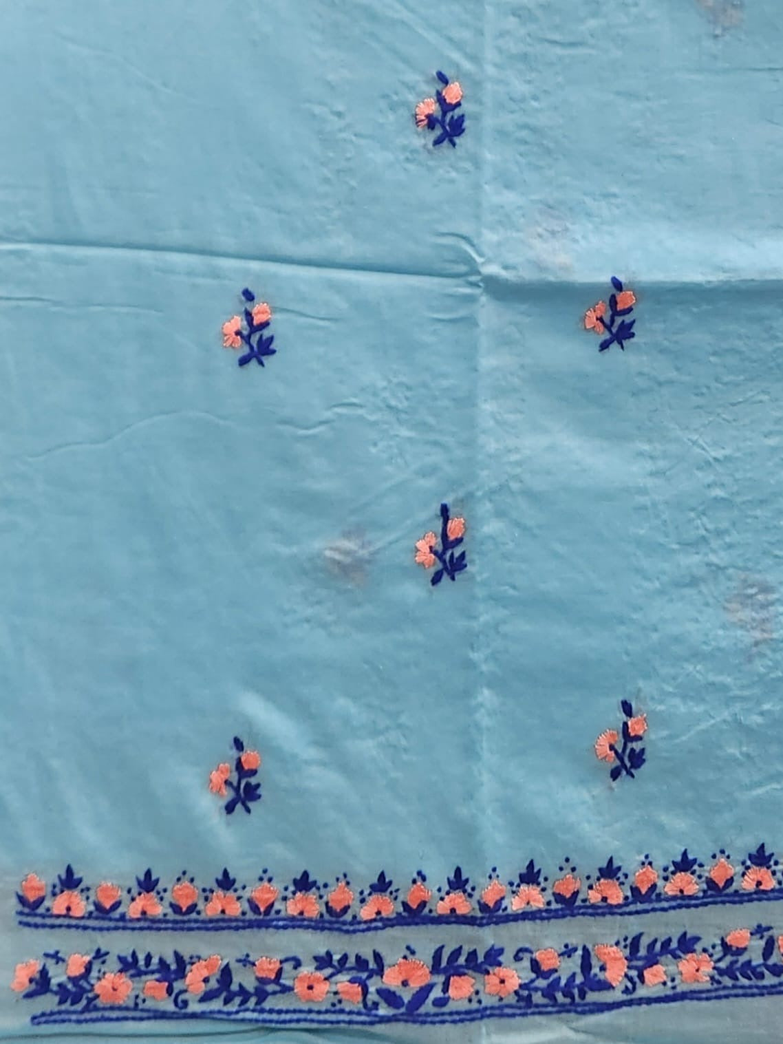 Lawn hand Embroidered shirt