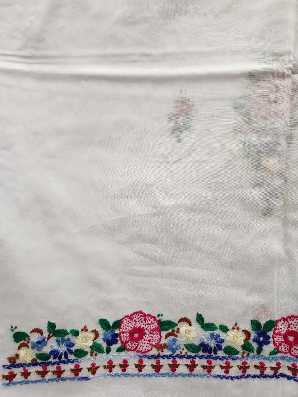 Branded lawn single thread shirt
