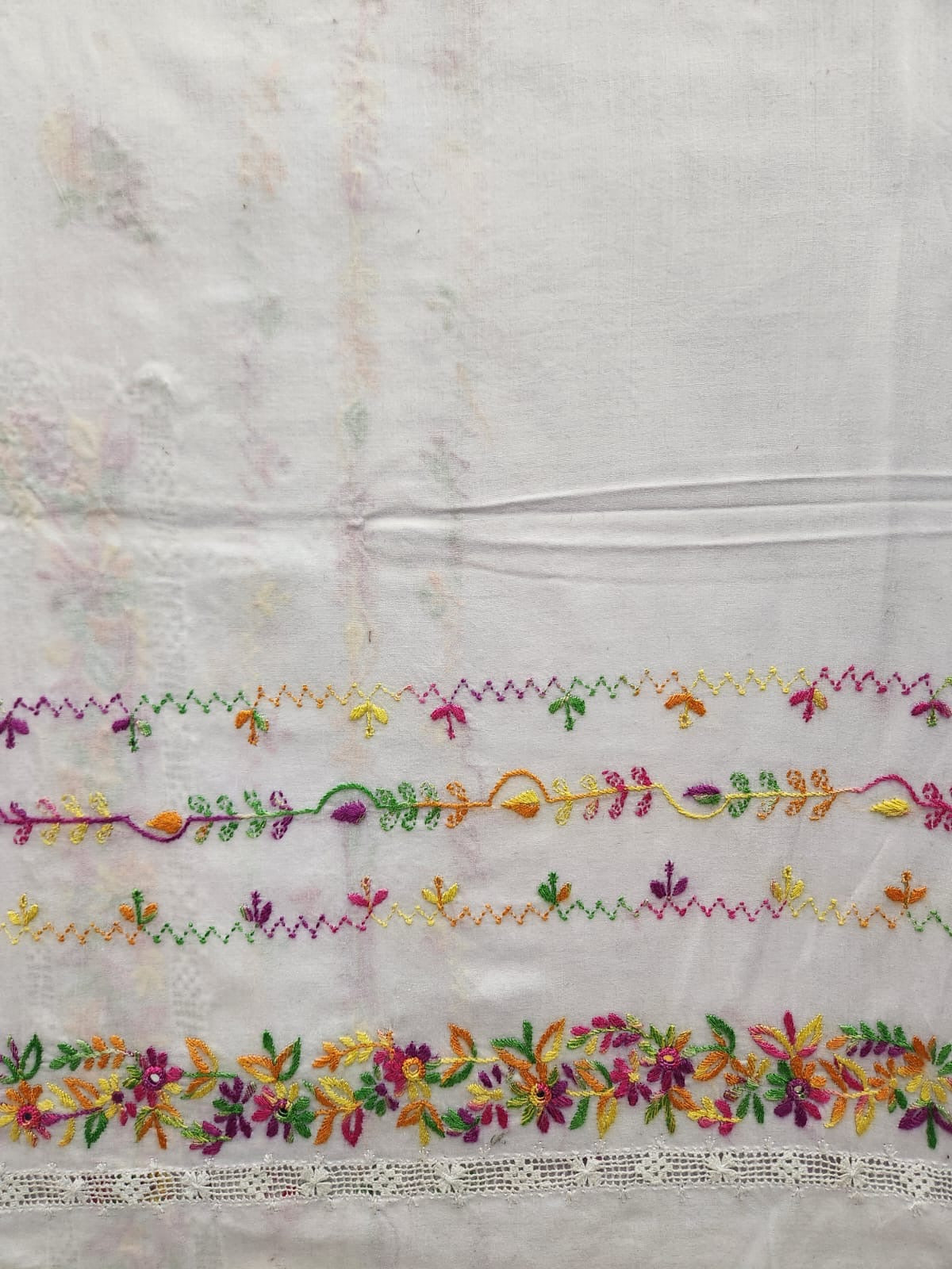 Tarkashi lawn hand embroidered shirt