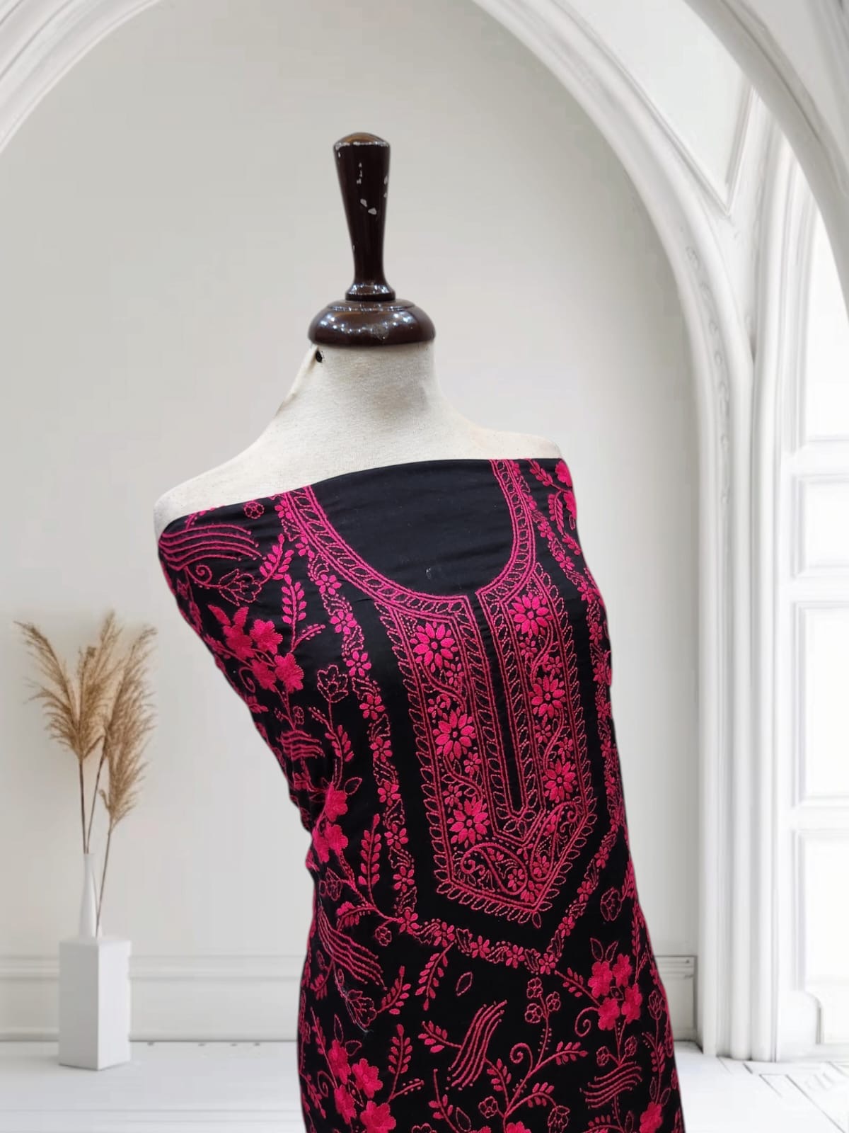 Kuch khas wali lawn hand embroidered shirt