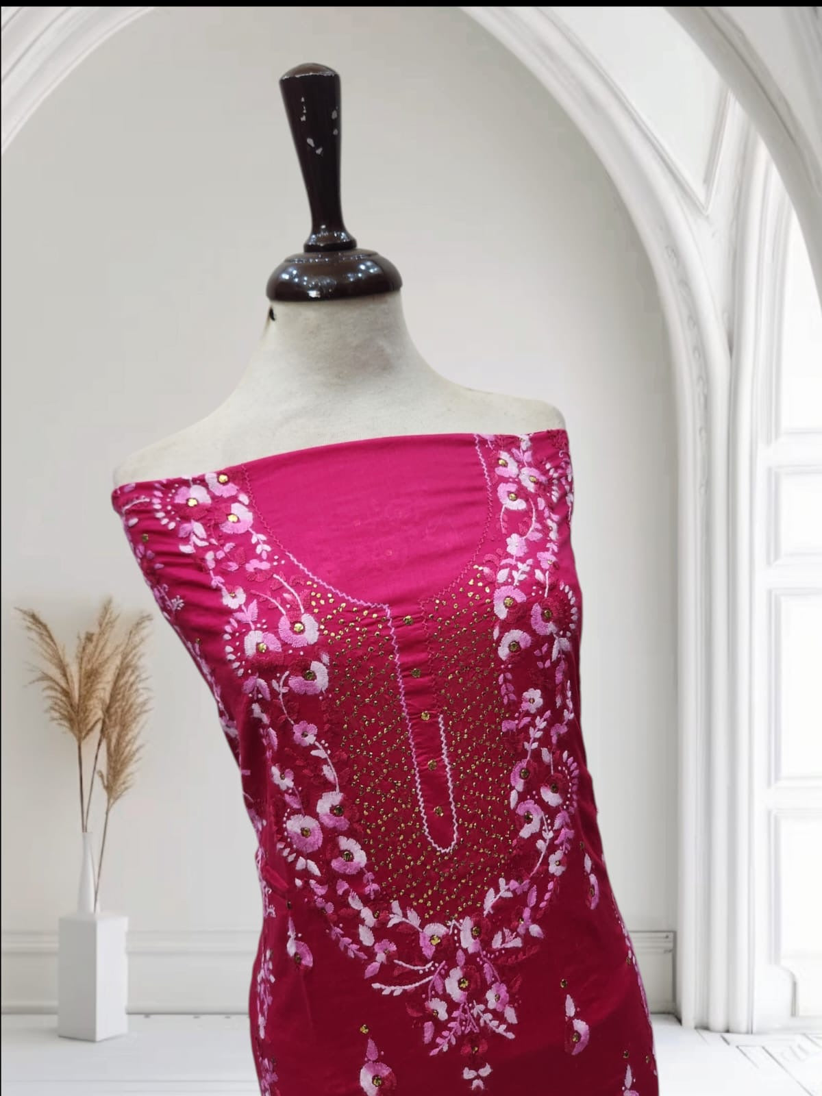 Premium Lawn thread work & Mukesh