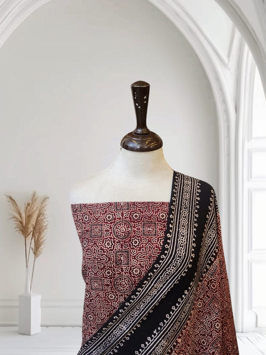 Linen Natural dyed 2pc Shirt and dupatta