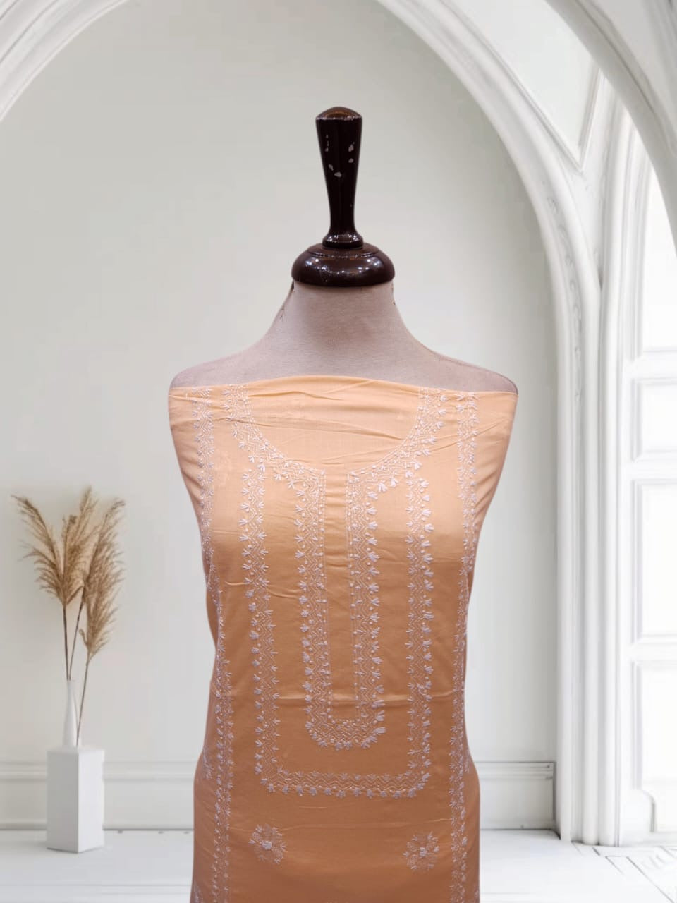 Lawn hand embroidered shirt